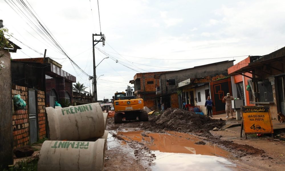 Cabanagem recebe obras de infraestrutura para encerrar histórico de alagamentos