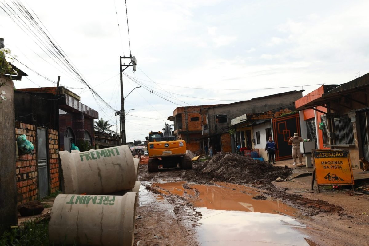 Cabanagem recebe obras de infraestrutura para encerrar histórico de alagamentos