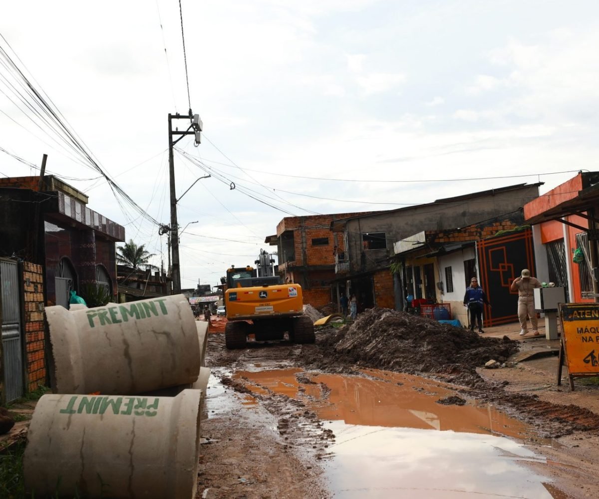 Cabanagem recebe obras de infraestrutura para encerrar histórico de alagamentos