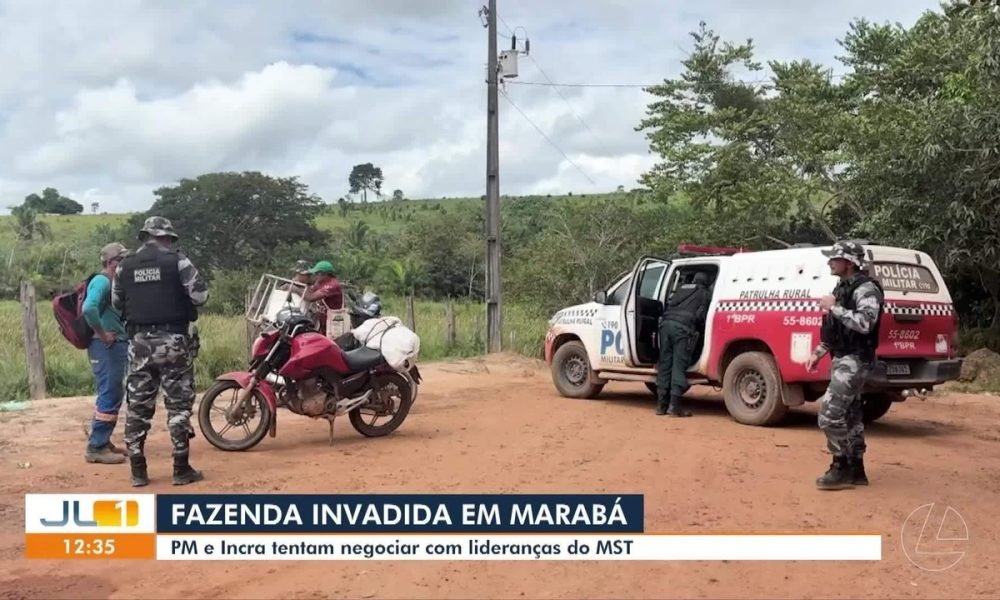 PM e Incra tentam negociar com MST após ocupação em Marabá