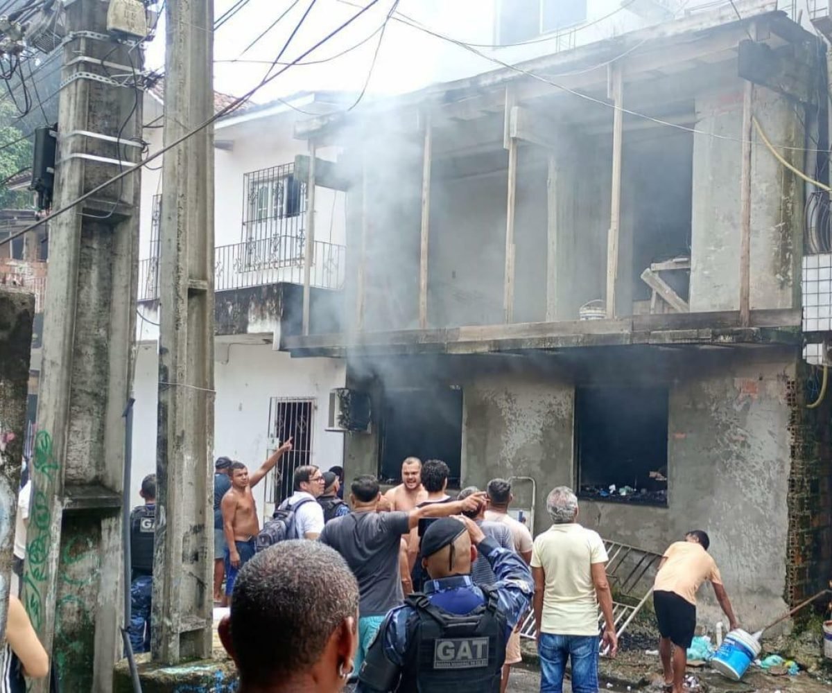 Incêndio em residência deixa uma idosa morta no bairro de Fátima em Belém