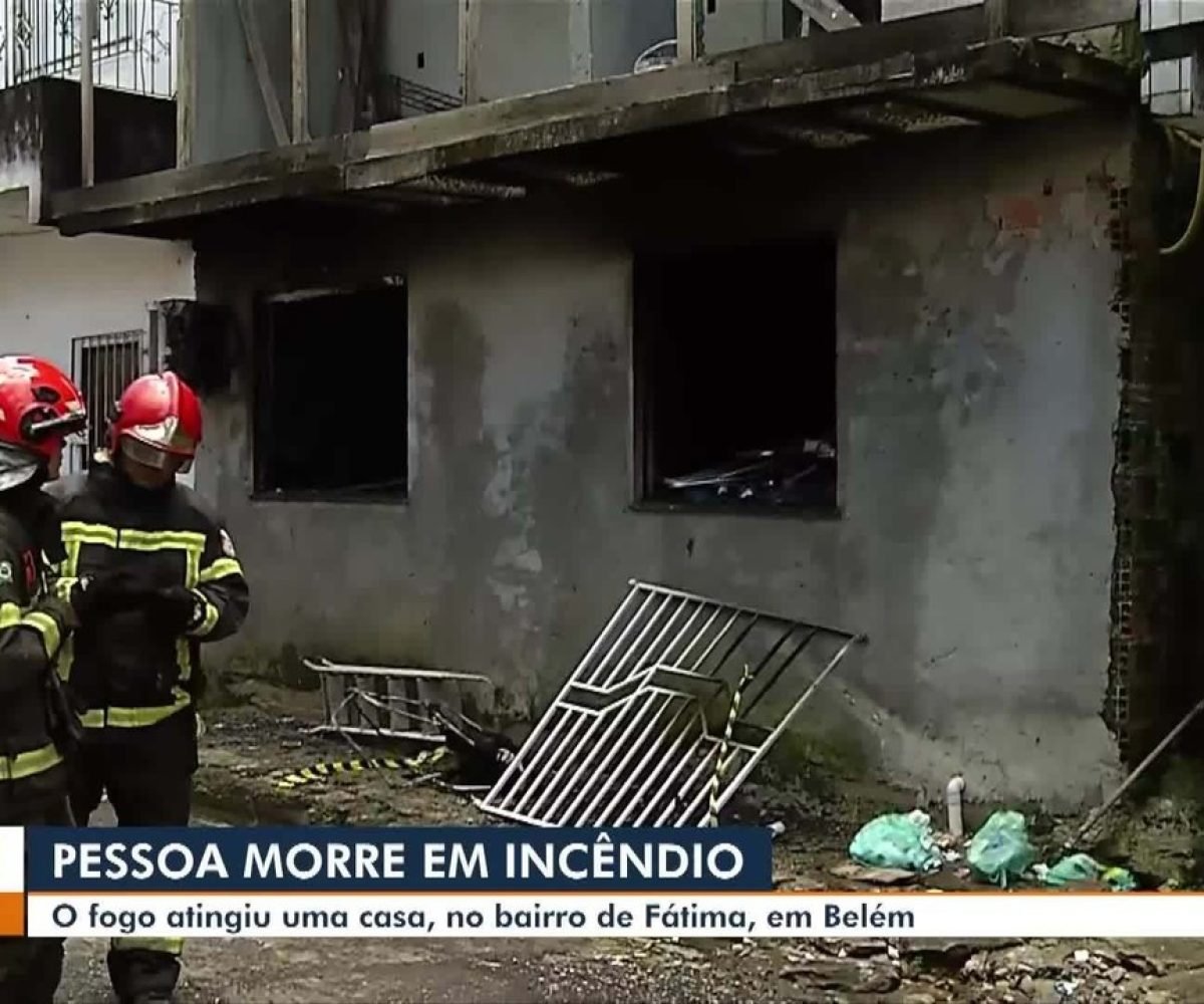 Incêndio termina com morte no bairro de Fátima, em Belém