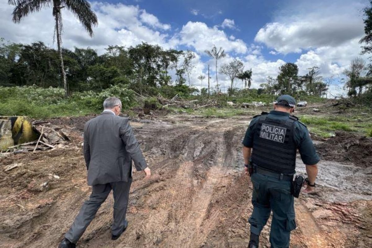 meio de reportagens jornalísticas que apontaram a existência de invasões, constr
