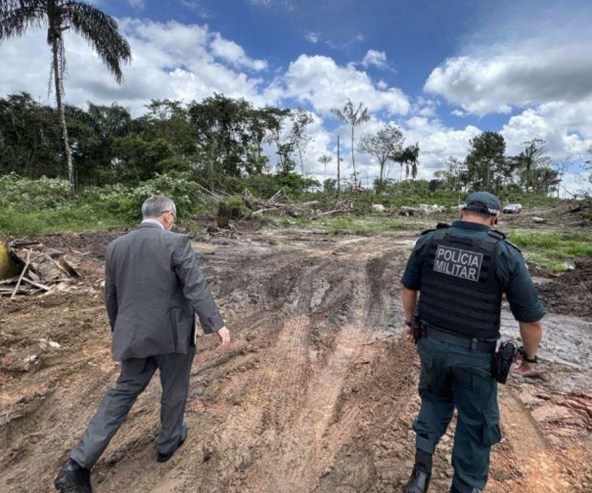 meio de reportagens jornalísticas que apontaram a existência de invasões, constr