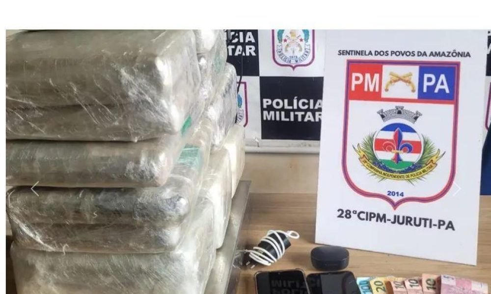 tráfico de drogas na Rodovia PA-257, município de Juruti, no Oeste do Pará, nest