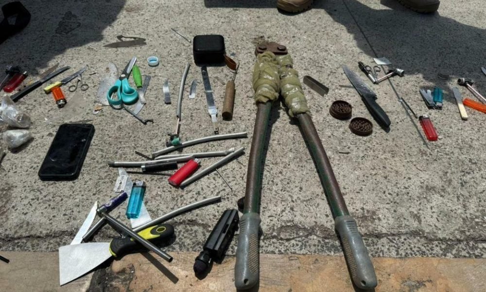suspeita de tráfico de drogas em uma operação integrada das forças de segurança