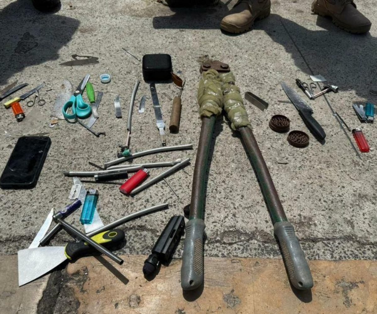 suspeita de tráfico de drogas em uma operação integrada das forças de segurança
