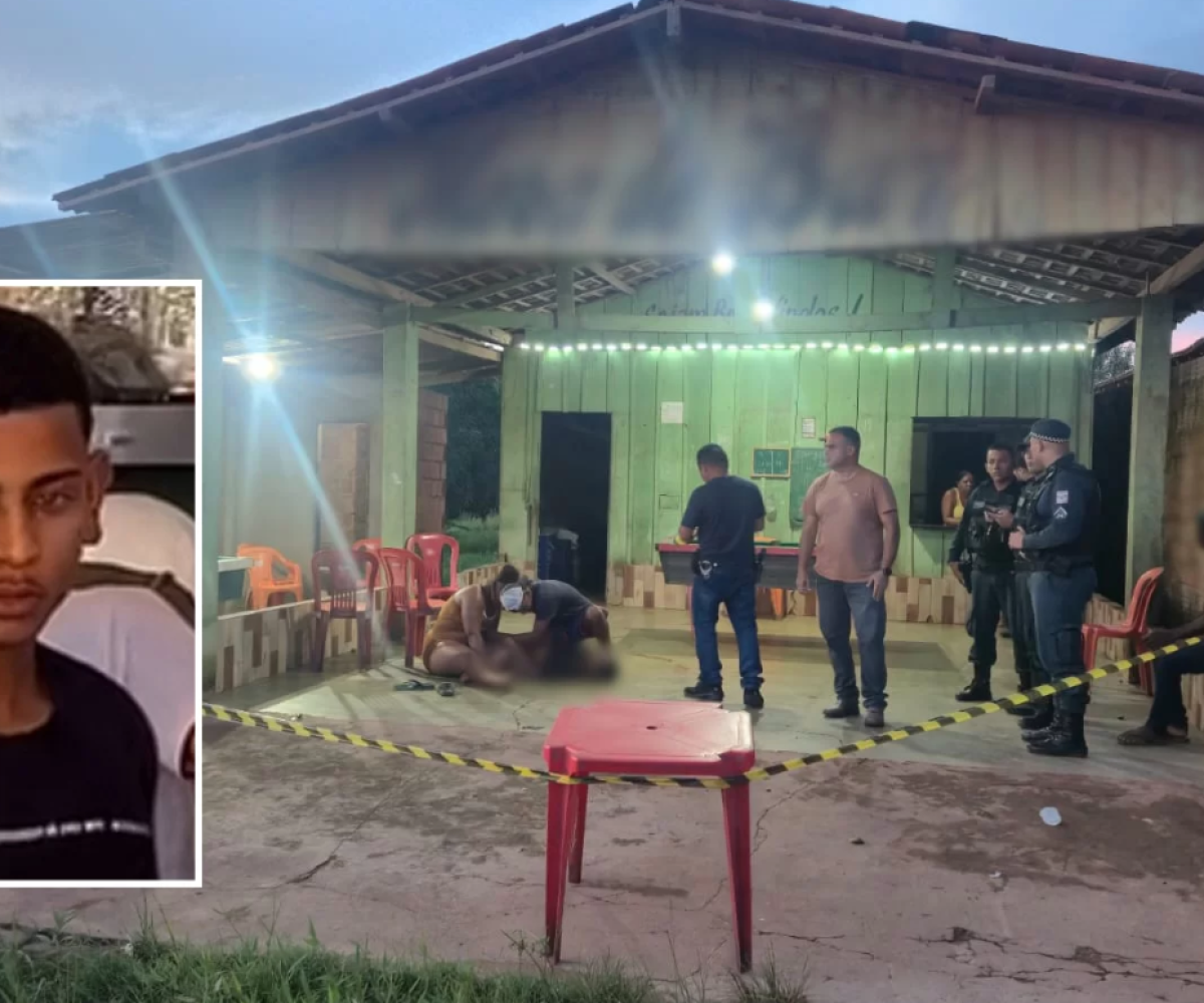 dois homens que estavam em uma motocicleta e fizeram vários disparos de arma de