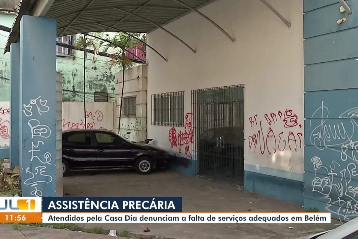 Atendidos da Casa Dia, em Belém, denunciam falta de serviços