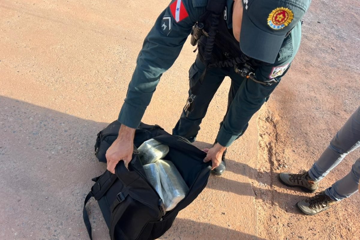 Droga estava em uma mochila Ulisses Farias/TV Tapaj