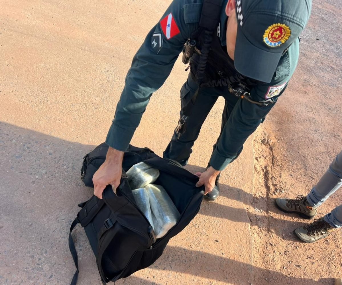Droga estava em uma mochila Ulisses Farias/TV Tapaj