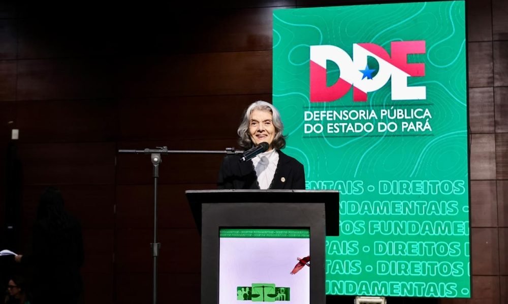 Ministra Carmem Lúcia no Congresso Nacional da Defensoria Pública em Direitos Fundamentais em Belém DPE/Divulgação