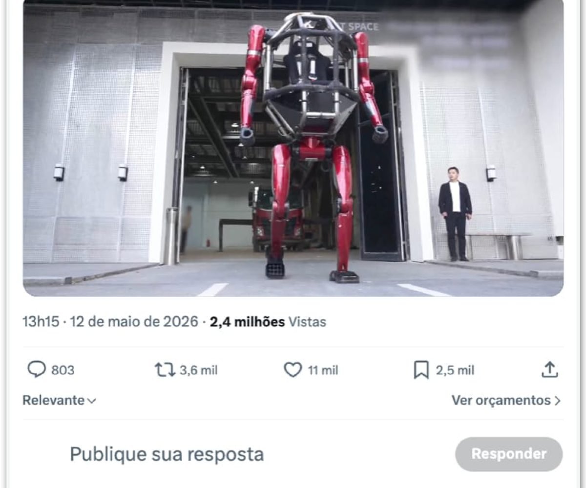 um piloto que é comum em animações japonesas. Musk escreveu que o projeto é “coo