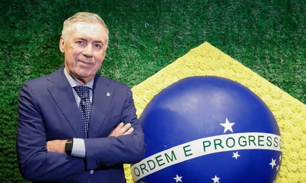 CBF renova com Carlo Ancelotti e técnico comandará o Brasil até a Copa de 2030