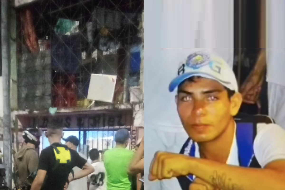 dois homens que chegaram em uma motocicleta. Segundo as informações repassadas p