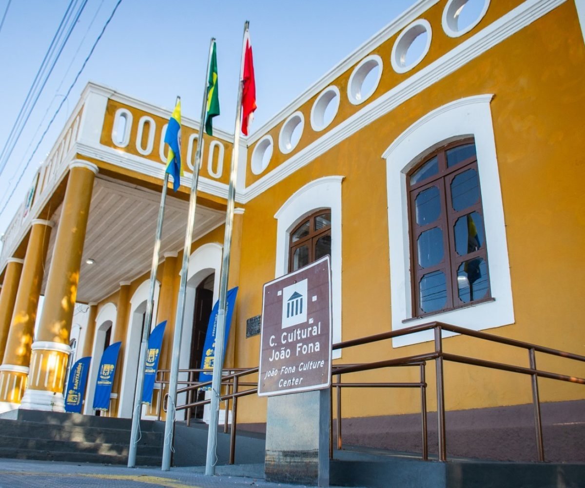 Centro Cultural João Fona foi reaberta ao público Agência Santarém/Divulgação