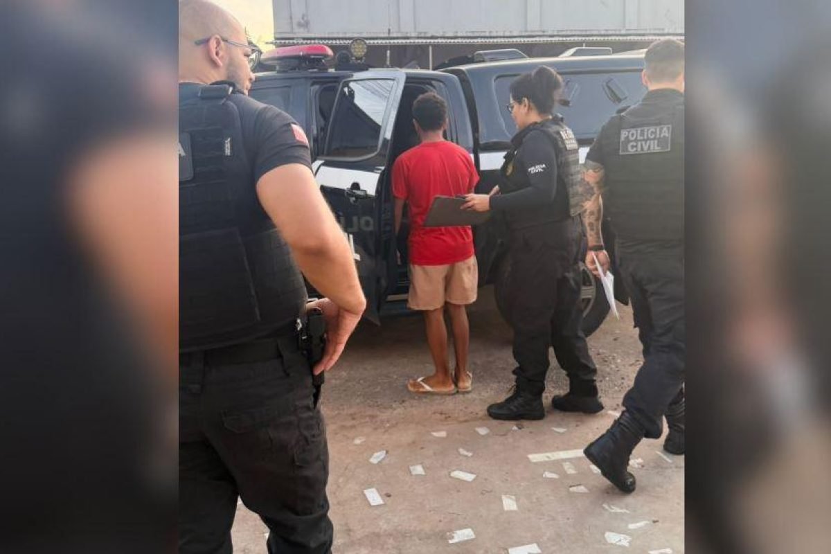 nográfico infantojuvenil. A prisão, feita pela Diretoria Estadual de Combate a C