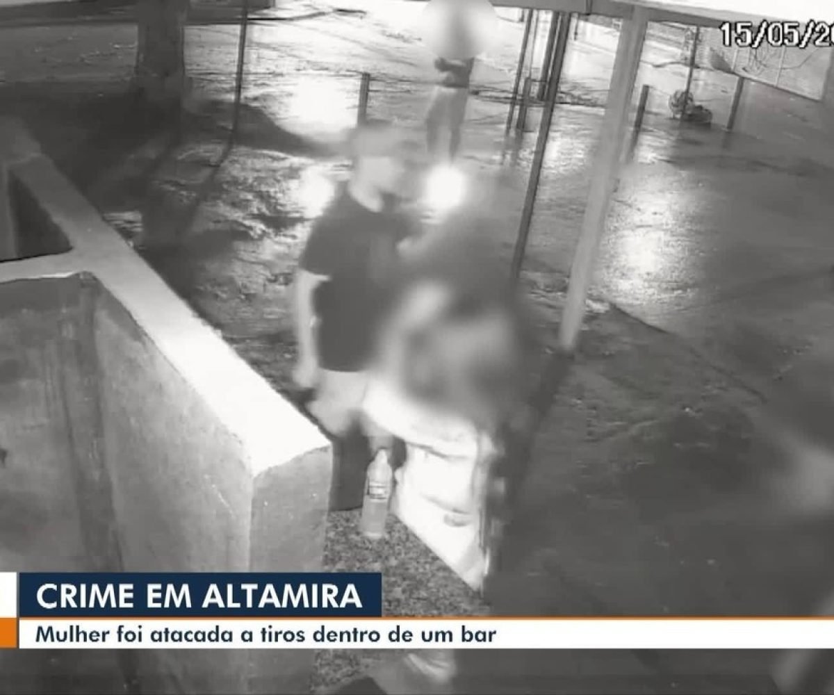 Mulher é atacada a tiros dentro de um bar, em Altamira