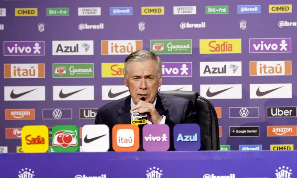 Ancelotti pede confiança da torcida brasileira na lista de convocados para a Copa de 2026