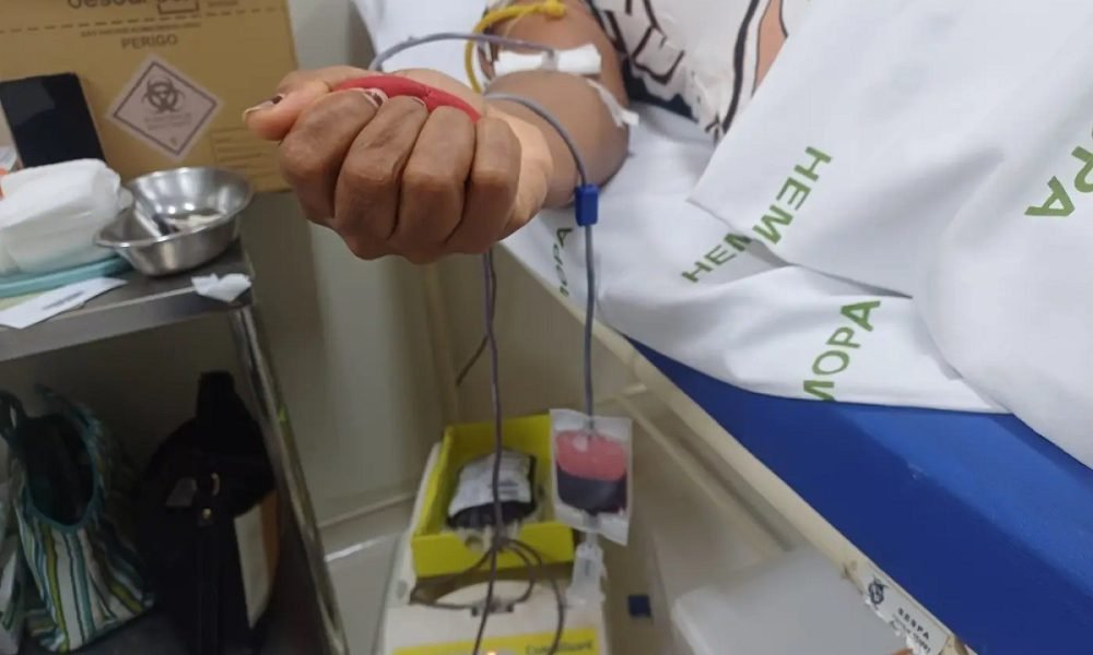 mês. Além de atender Santarém, o Hemopa regional abastece 13 agências transfusio