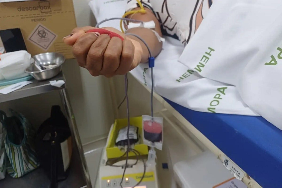 mês. Além de atender Santarém, o Hemopa regional abastece 13 agências transfusio