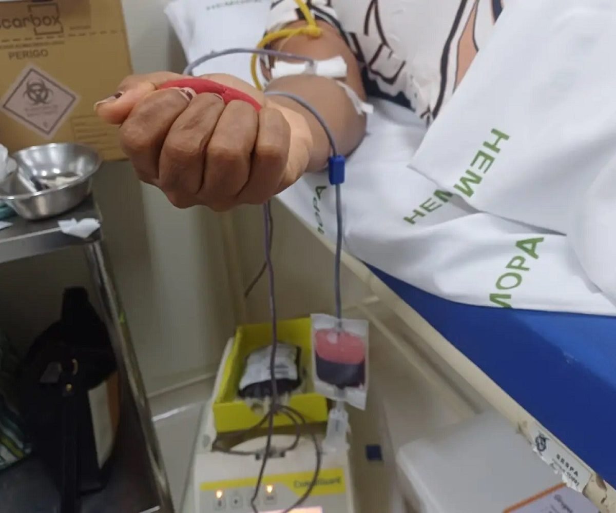 mês. Além de atender Santarém, o Hemopa regional abastece 13 agências transfusio