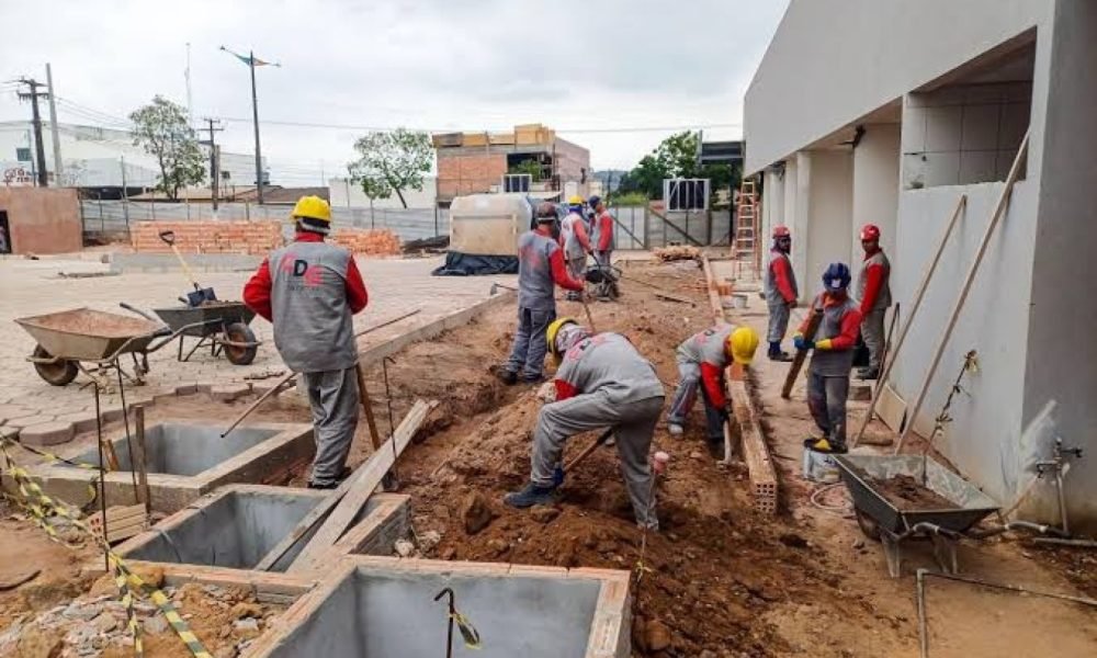 Construção civil enfrenta falta de mão de obra em Santarém Agência Santarém/Divulgação