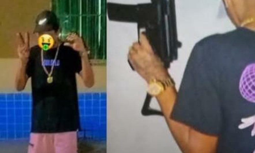 tando um revólver calibre 38. A Polícia Civil informou que, durante a abordagem