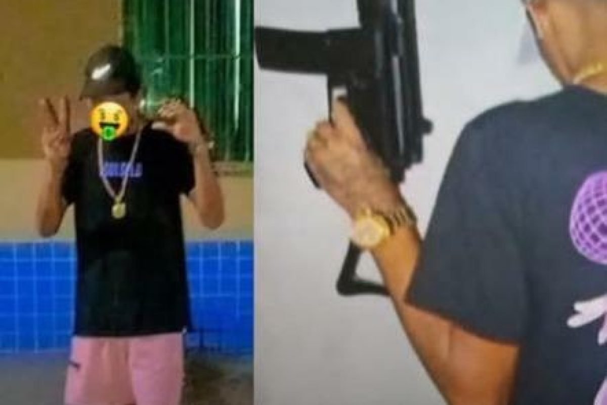 tando um revólver calibre 38. A Polícia Civil informou que, durante a abordagem