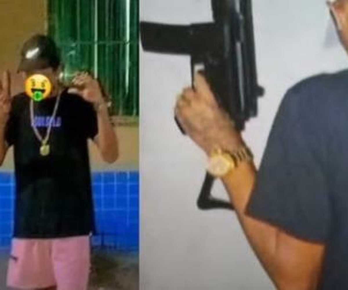tando um revólver calibre 38. A Polícia Civil informou que, durante a abordagem