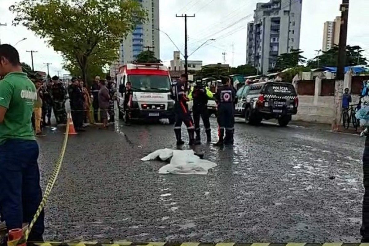 tal Encontro das Águas Uma idosa de 61 anos morreu após ser atropelada por um ôn