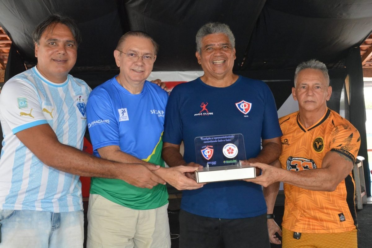 Sindiclubes homenageia Pará Clube em visita institucional que celebra legado histórico