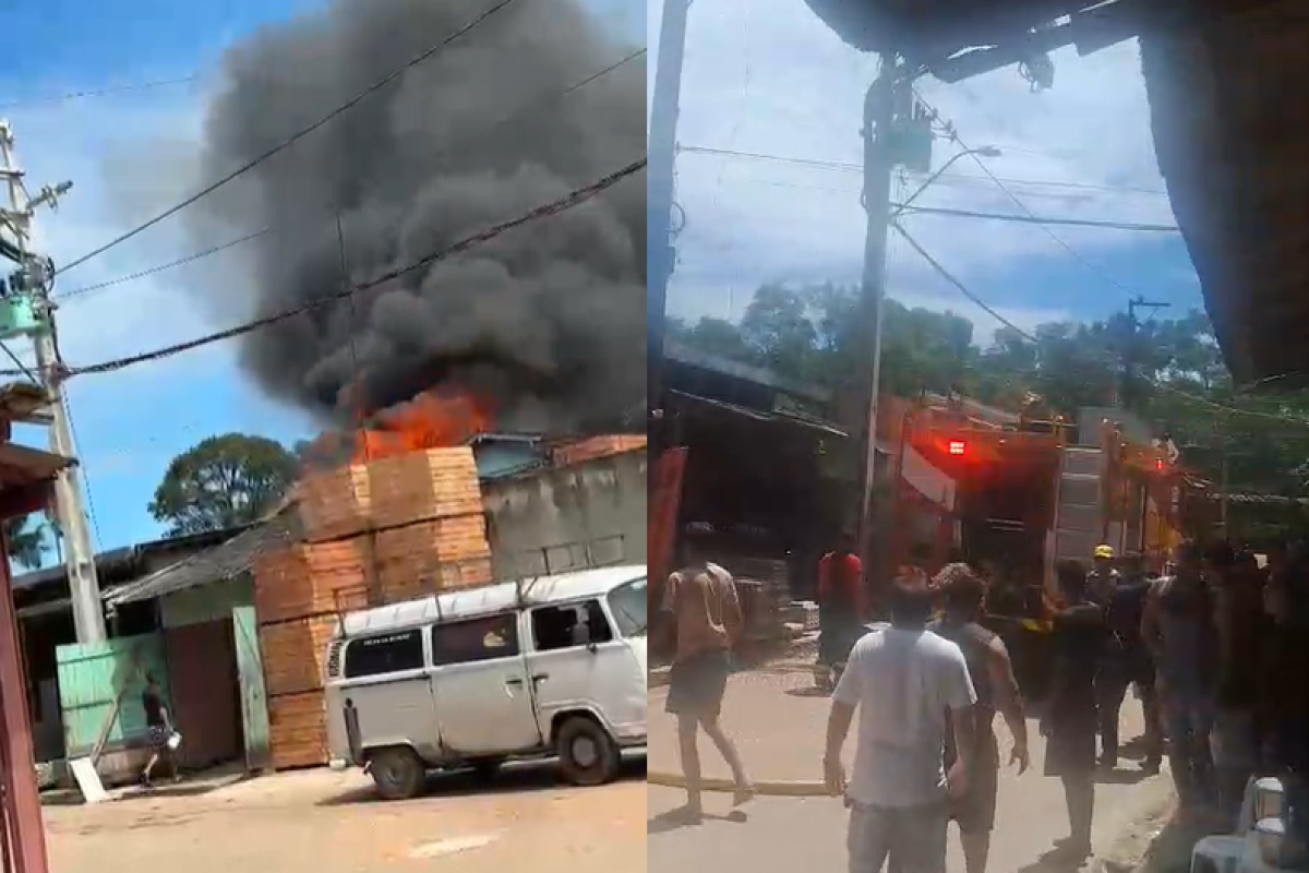 volta das 11h nos fundos do estabelecimento comercial e se espalharam rapidament