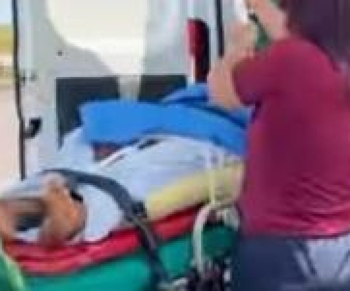 um serviço médico e encaminhado ao hospital. Até o momento, não há informações s