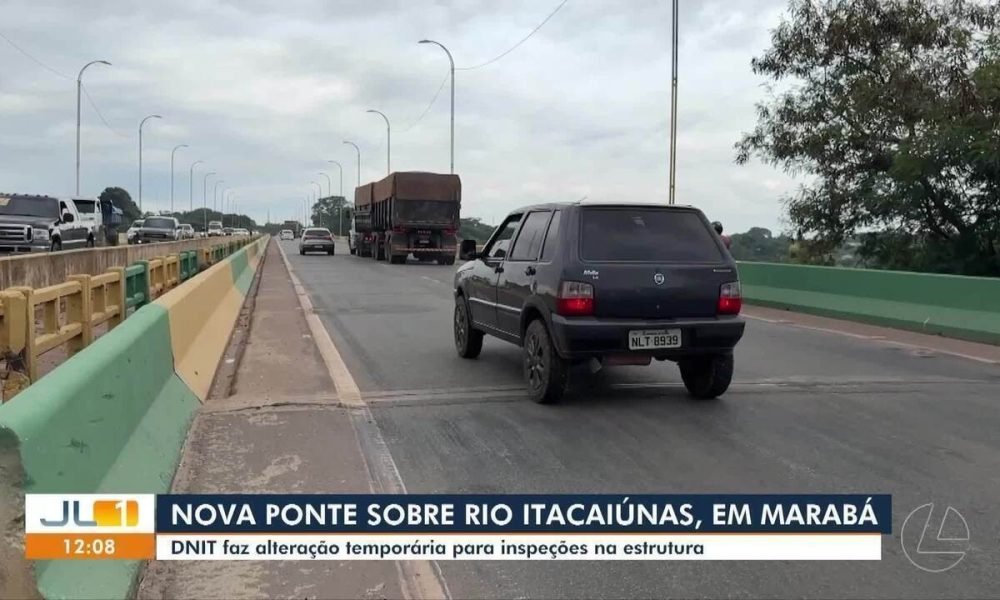 DNIT realiza alterações temporárias na nova ponte sobre o rio Itacaiúnas, em Marabá
