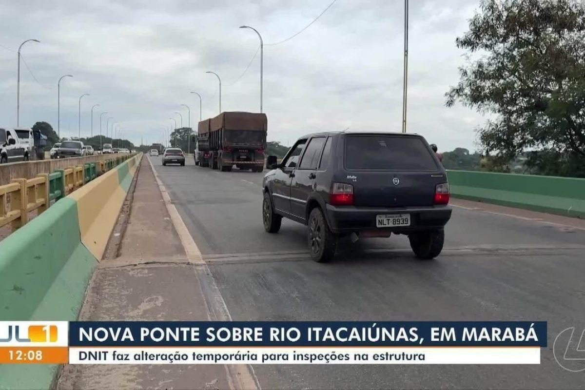 DNIT realiza alterações temporárias na nova ponte sobre o rio Itacaiúnas, em Marabá