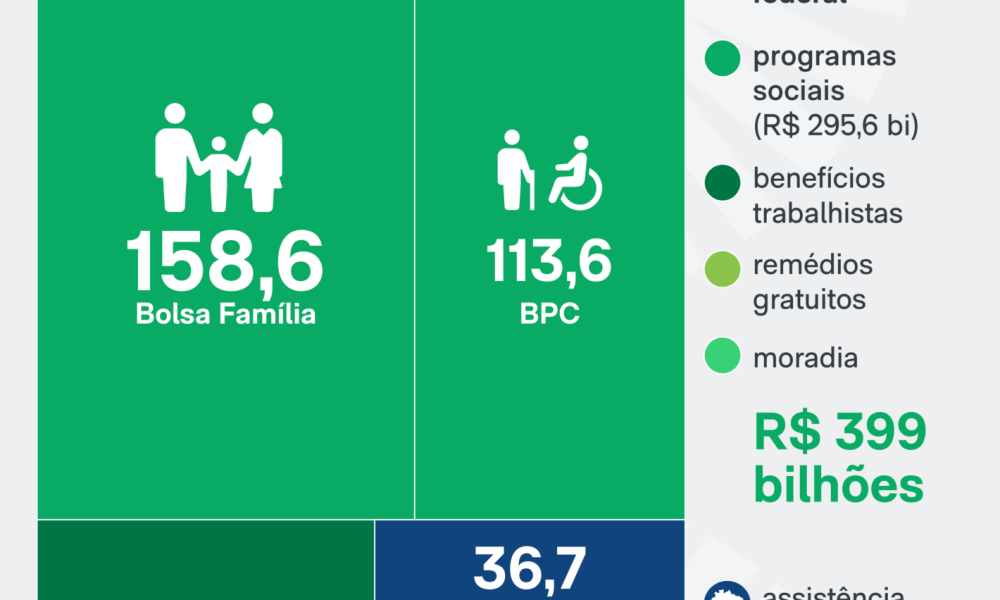 Infográfico sobre o avanço do welfare Stateno Brasil