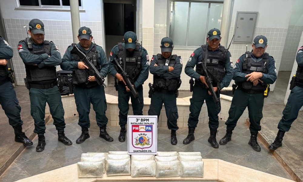 equipes do 3º Batalhão da Polícia Militar (3º BPM), com apoio do Núcleo de Intel