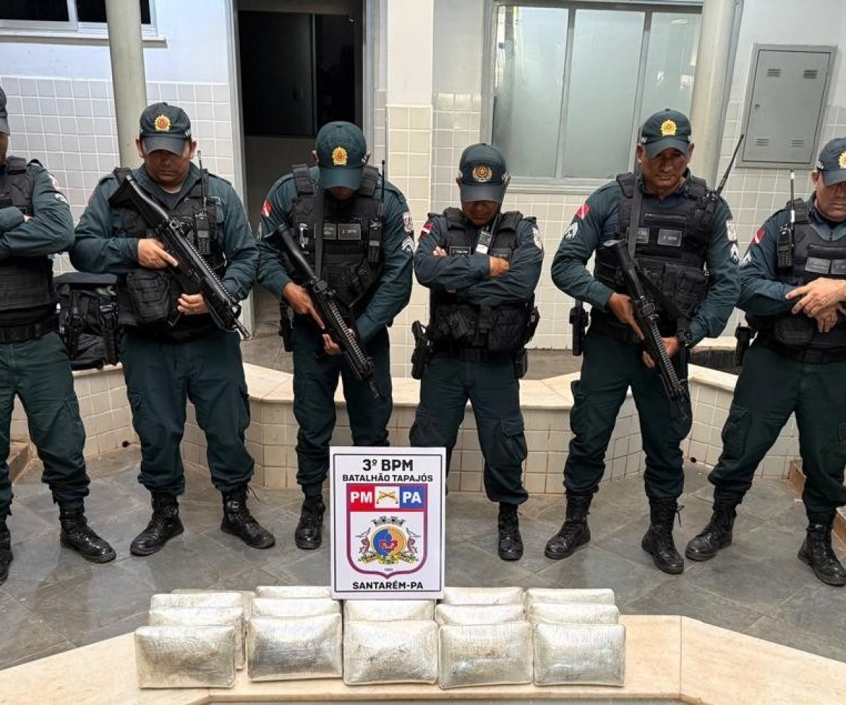equipes do 3º Batalhão da Polícia Militar (3º BPM), com apoio do Núcleo de Intel