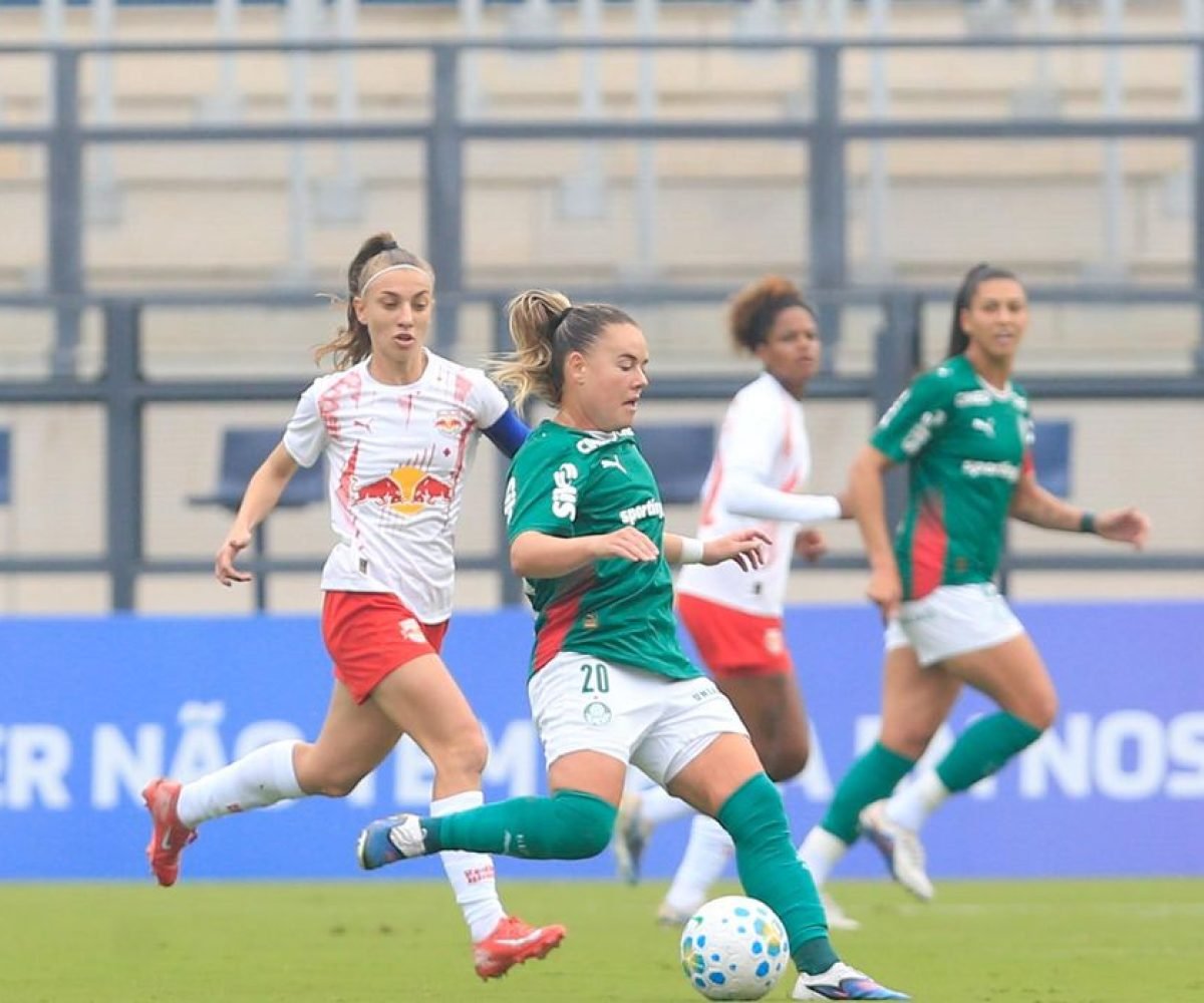 Futebol feminino: Palmeiras vence Bragantino e assume liderança provisória