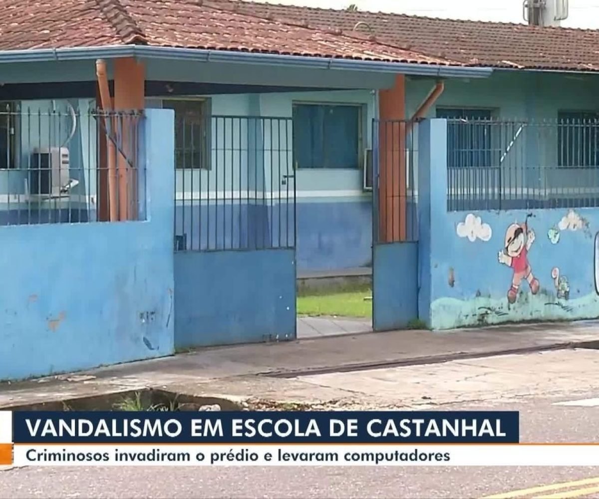 Criminosos invadem escola em Castanhal e roubam equipamentos