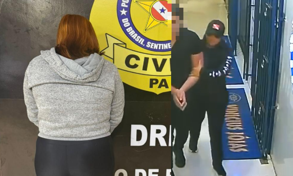 meio de câmeras de segurança do local onde o crime ocorreu. O assalto aconteceu