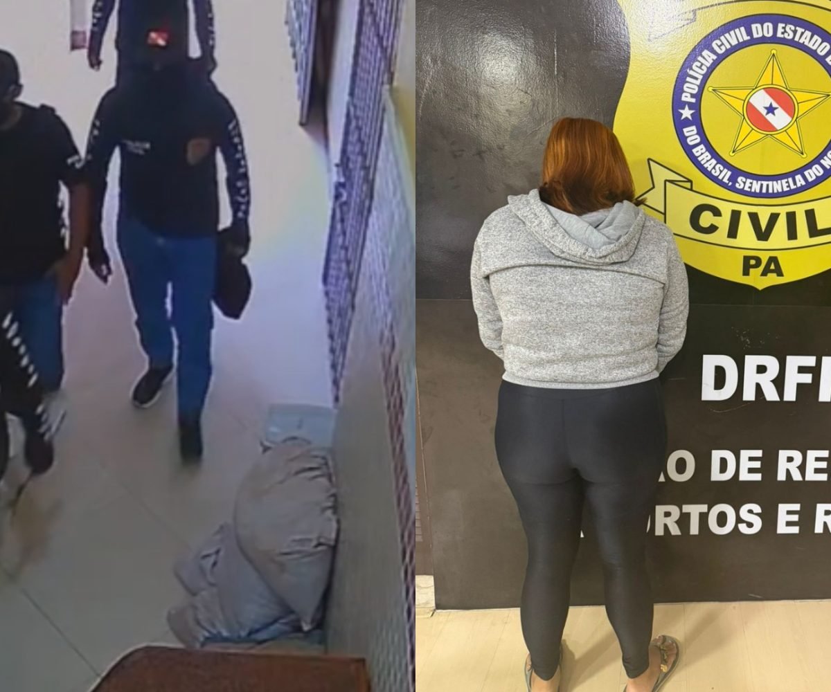 delegada se entregou à polícia. Reprodução / PCPA Uma mulher suspeita de fingir