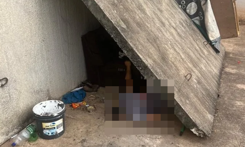 Luiz Guilherme na residência do suspeito horas antes da execução. Ainda conforme