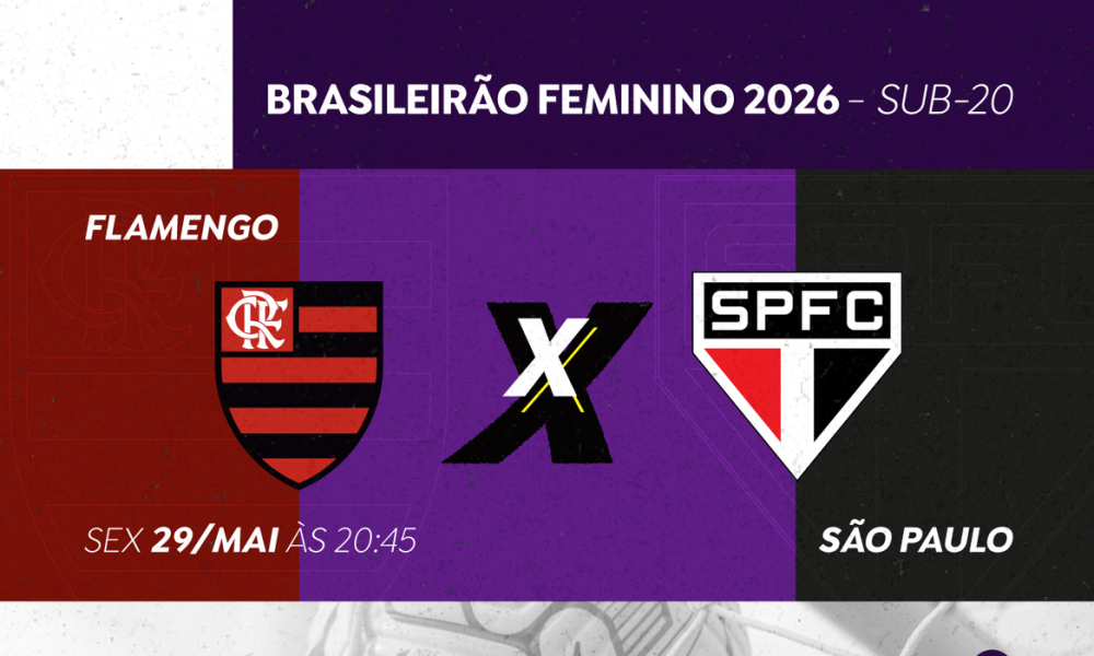 Brasileirão Feminino Sub-20 define título entre Flamengo e São Paulo nesta sexta-feira