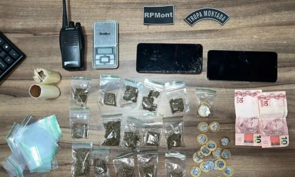 ções de maconha, cocaína, oxi e crack, totalizando 2,155 quilos de entorpecentes