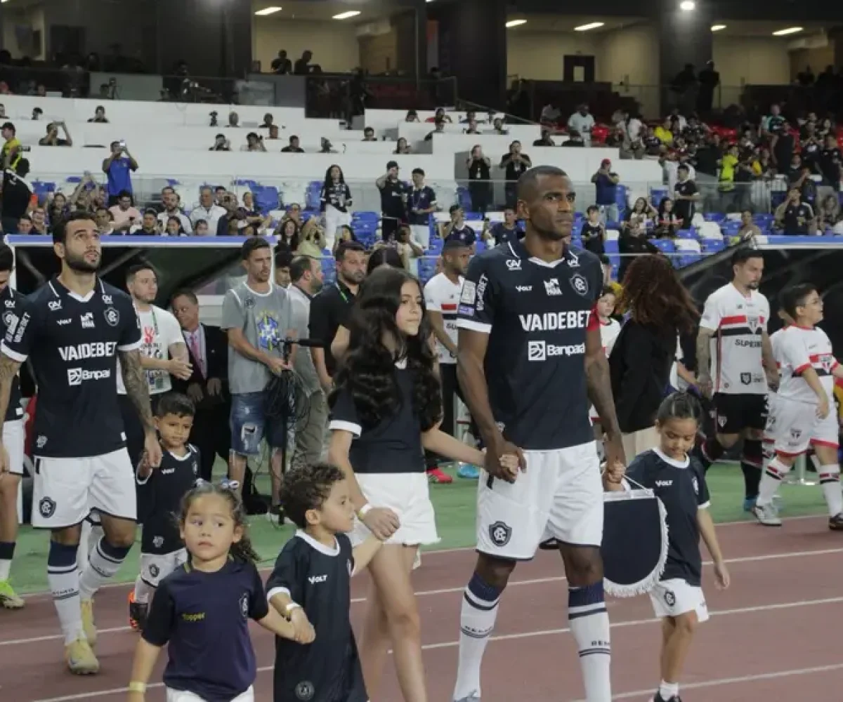 Elieuza Braga veio de Fortaleza para prestigiar o Clube do Remo e se mostrou pé quente: o time venceu o São Paulo