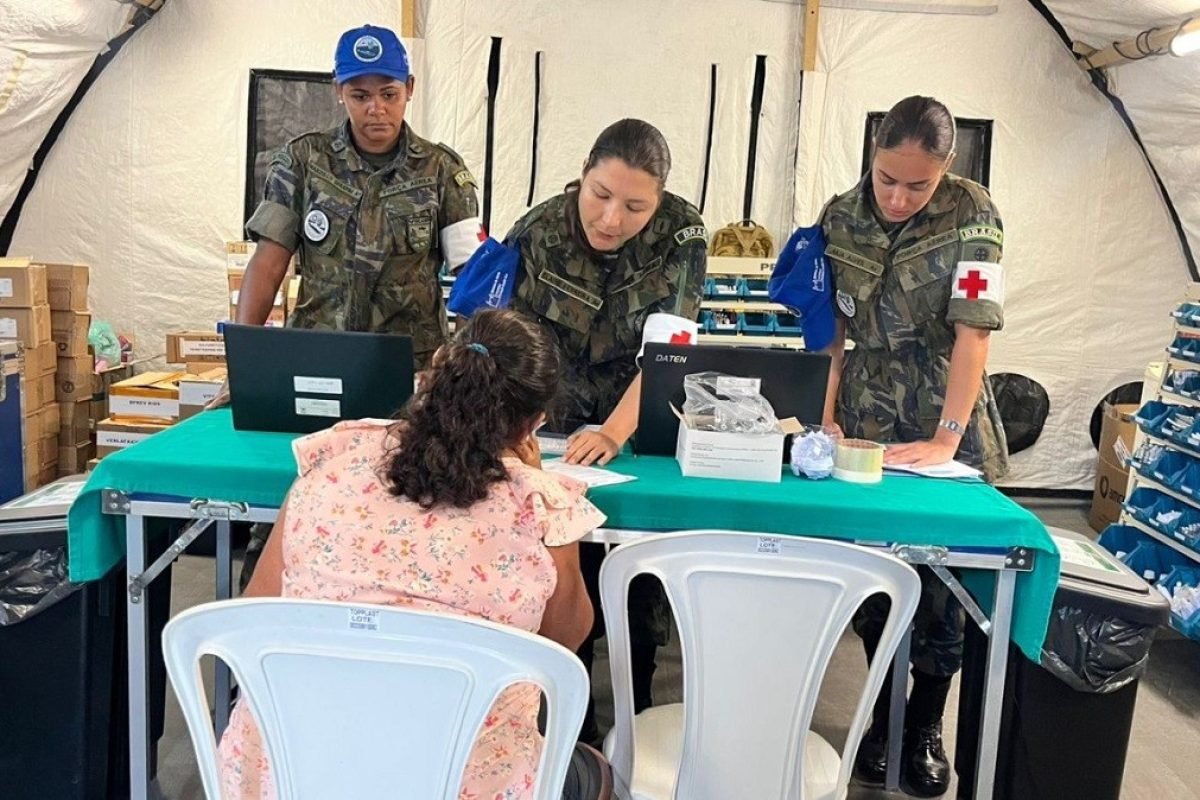 meio do Exercício de Campanha de Emprego de Logística, Saúde e Intendência Opera
