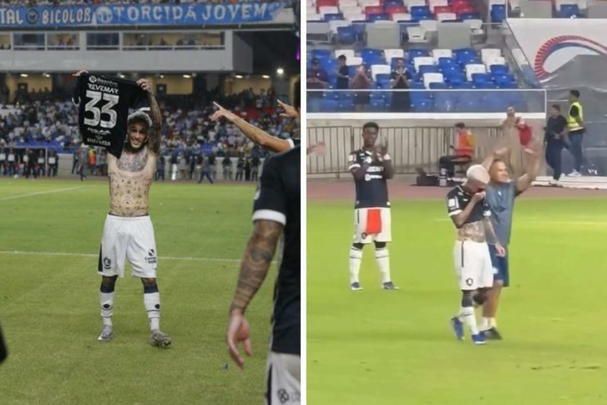 ada no clube. O jogador entrou no fim do jogo contra o S ão Paulo, válido pela 1