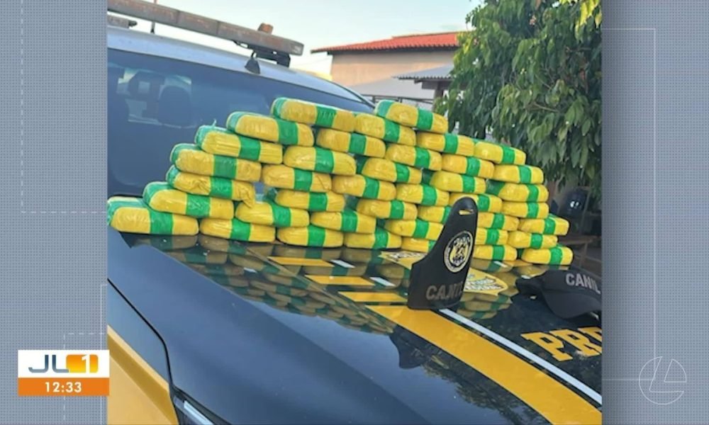 Mais de 40 kg de cocaína são apreendidos pela PRF em Marabá, no Pará